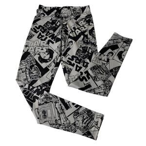 Star Wars Black and White Silky Leggings XS